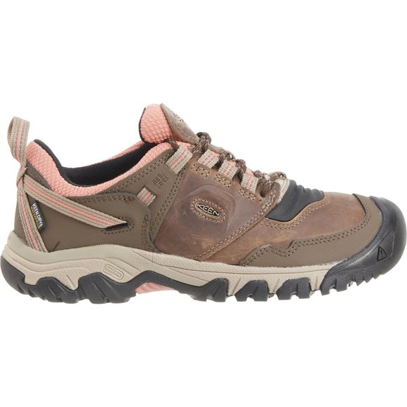 NEW Keen Ridge Flex Hiking Shoes Waterproof For Women Timberwolf/Brick Dust663sn - Picture 5 of 6